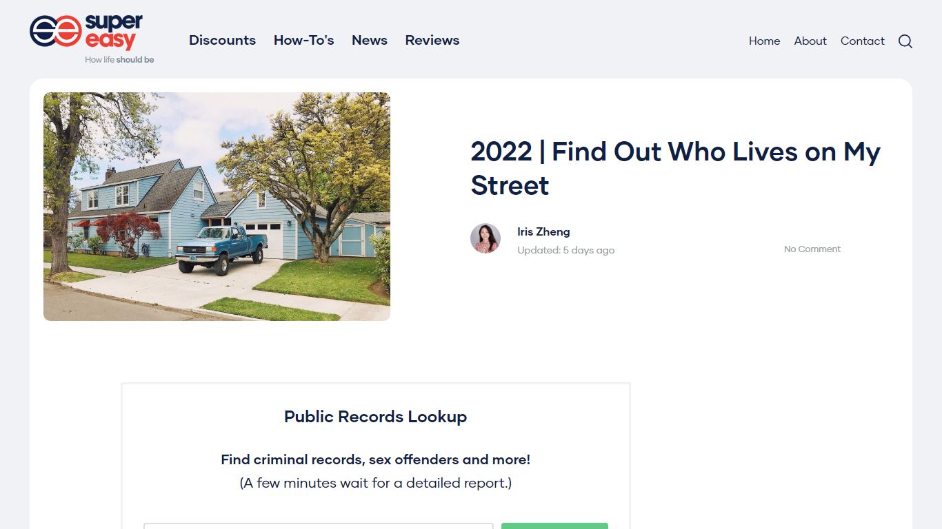 2022 | Find Out Who Lives on My Street - Super Easy